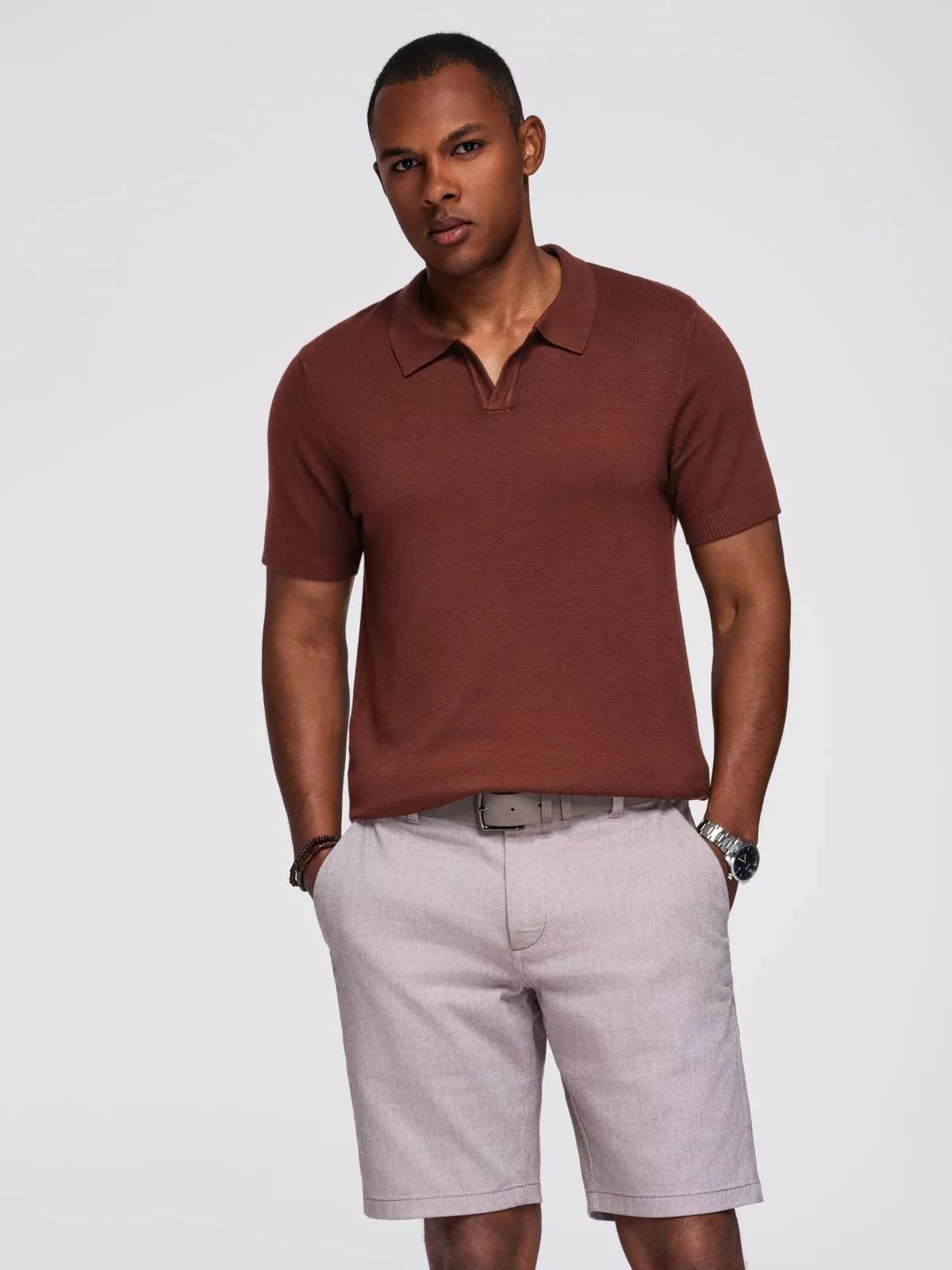 Men's brown polo shirt Mark