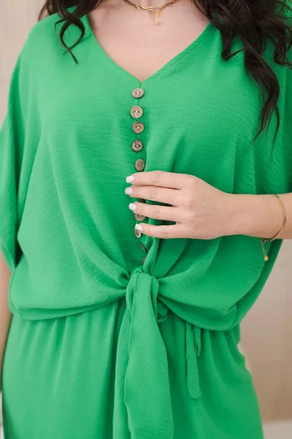 Women's Light Green Folk Outfit