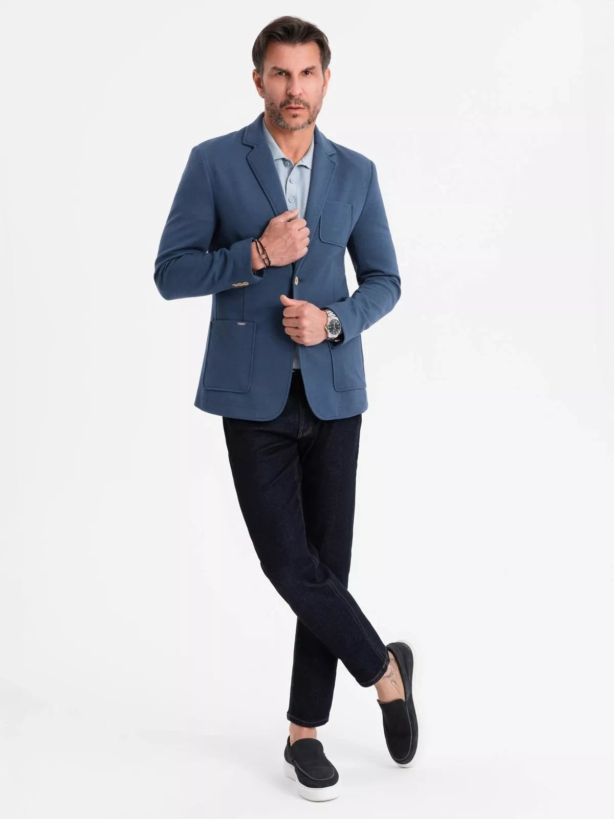 Men's blue jacket Azan