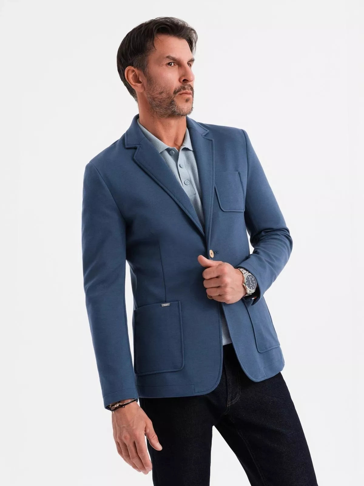 Men's blue jacket Azan