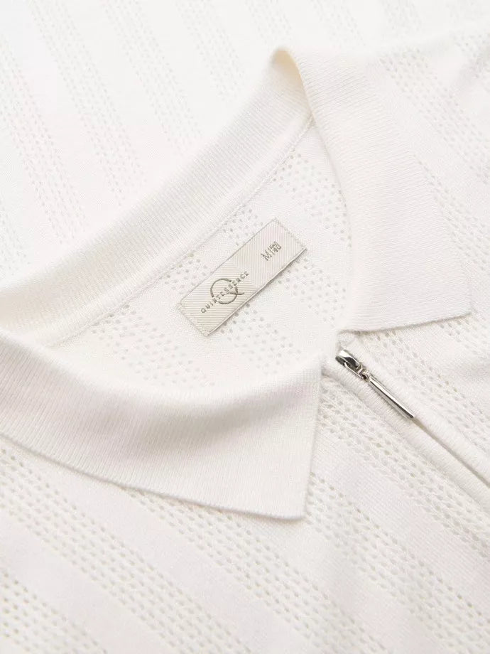 Men's white polo shirt Elegant