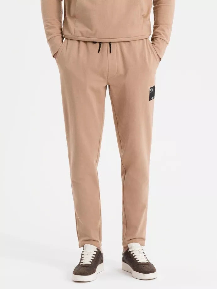 Men's light brown casual suit Denat