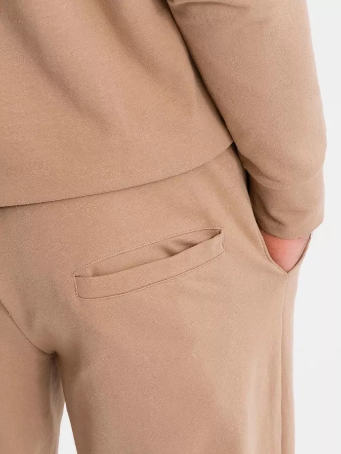 Men's light brown casual suit Denat