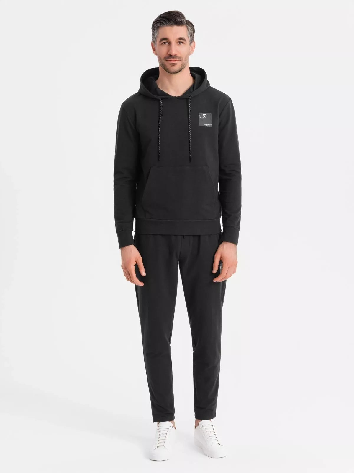 Men's black casual set Denat