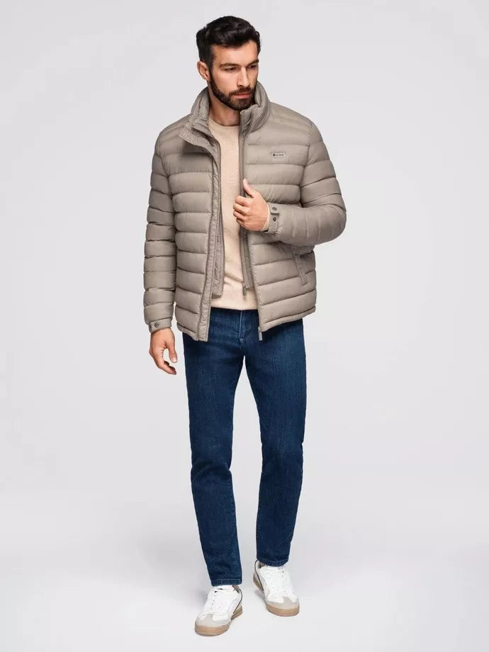 Men's brown jacket Ozan