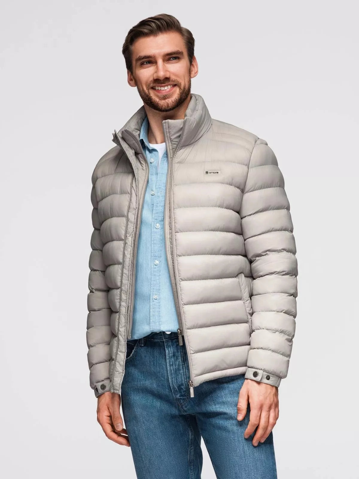 Men's gray jacket Ozan