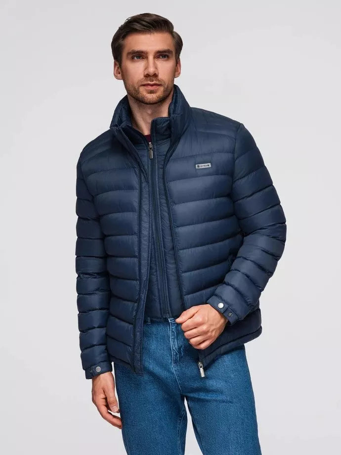 Men's dark blue jacket Ozan