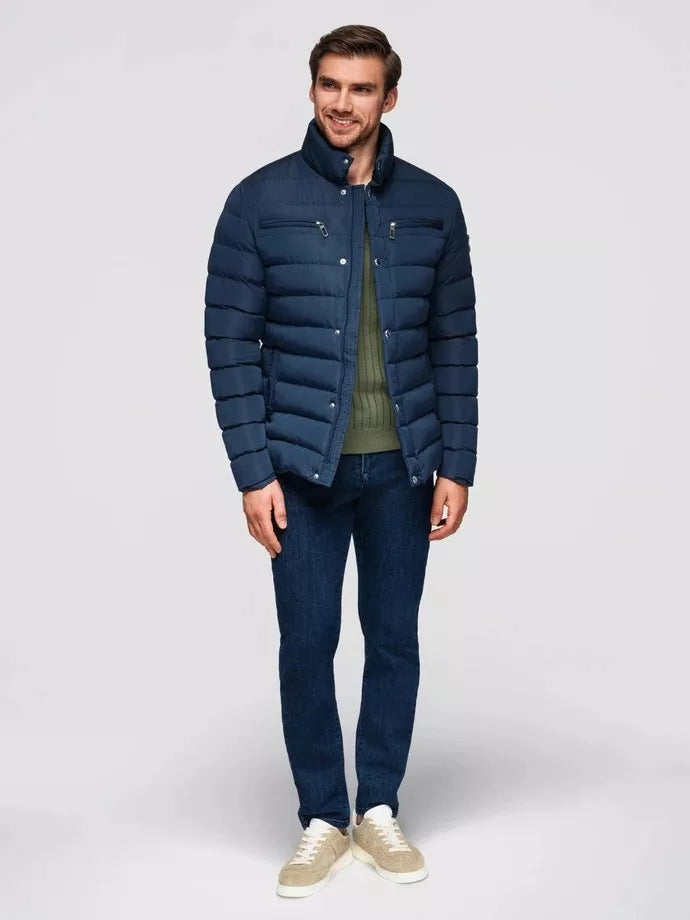 Men's dark blue jacket Olten