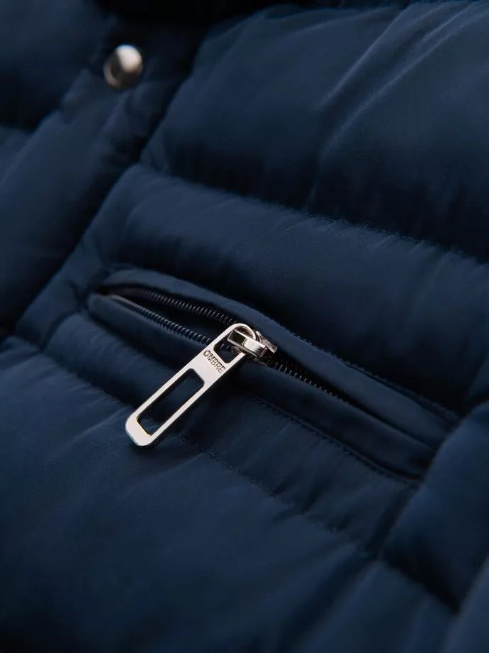 Men's dark blue jacket Olten