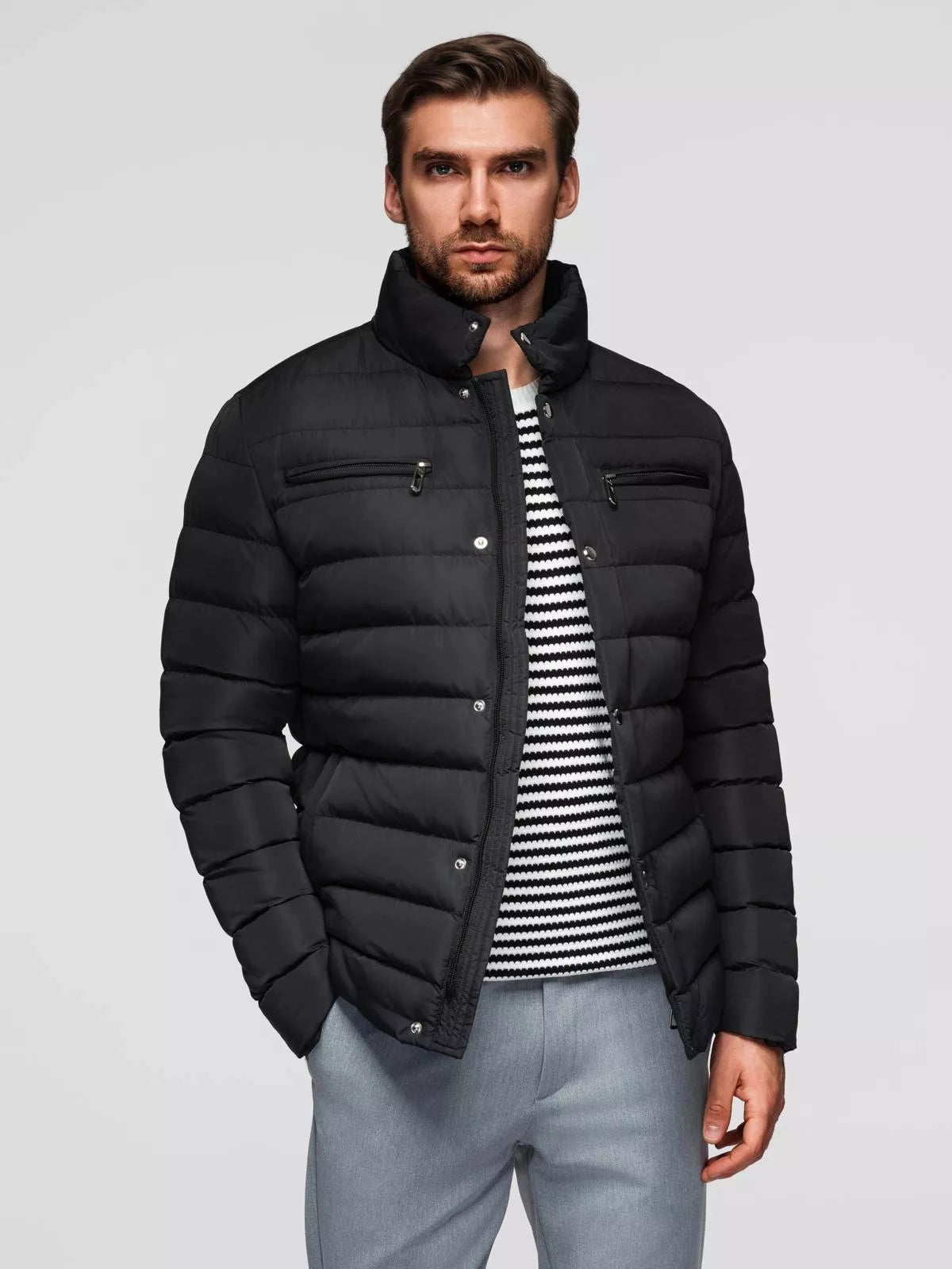 Men's black jacket Olten