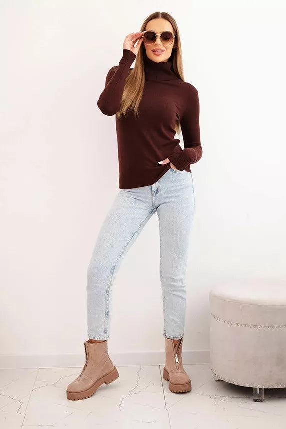 Women's dark brown sweater Cloud