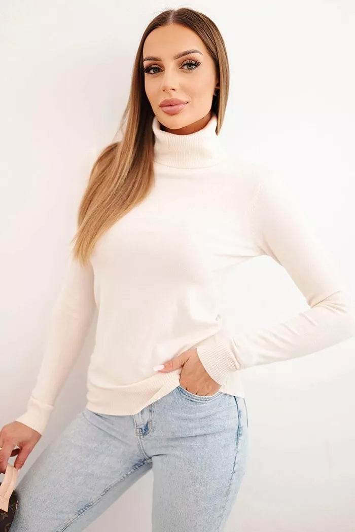 Women's white sweater Cloud