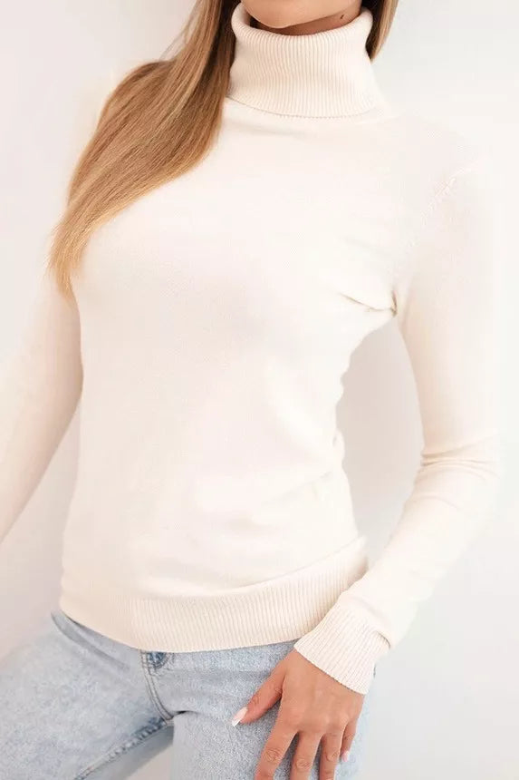 Women's white sweater Cloud
