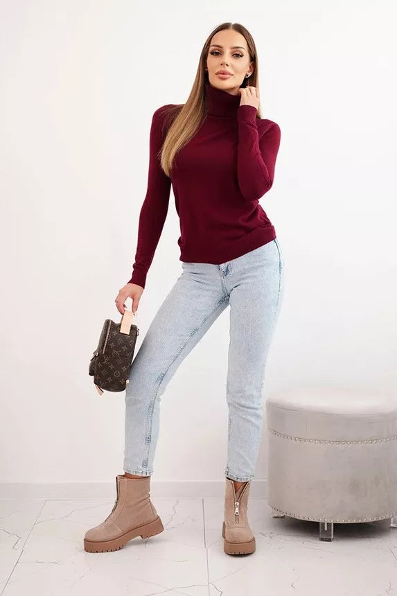 Women's burgundy sweater Cloud 