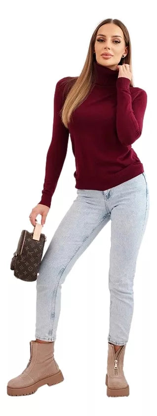 Women's burgundy sweater Cloud 