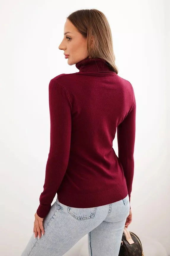 Women's burgundy sweater Cloud 