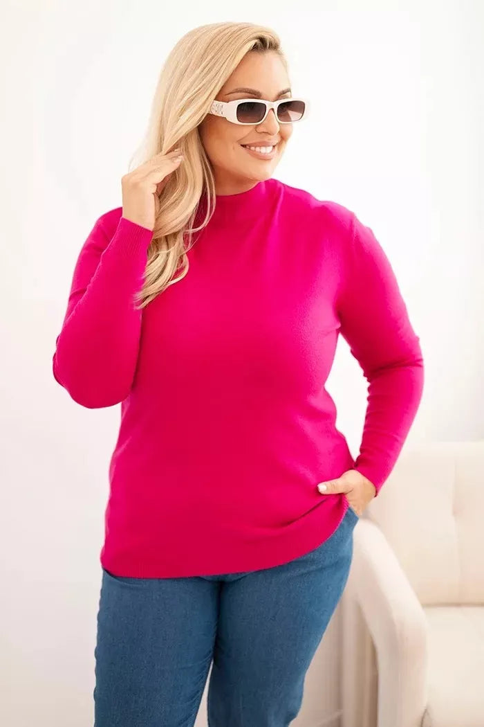 Women's pink sweater Kato 
