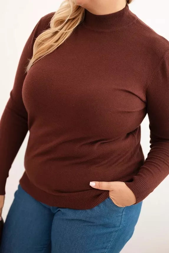 Women's brown sweater Kato