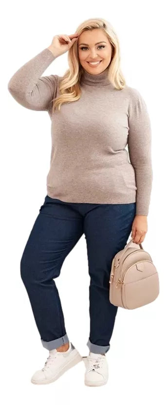 Women's dark brown sweater Nolo 