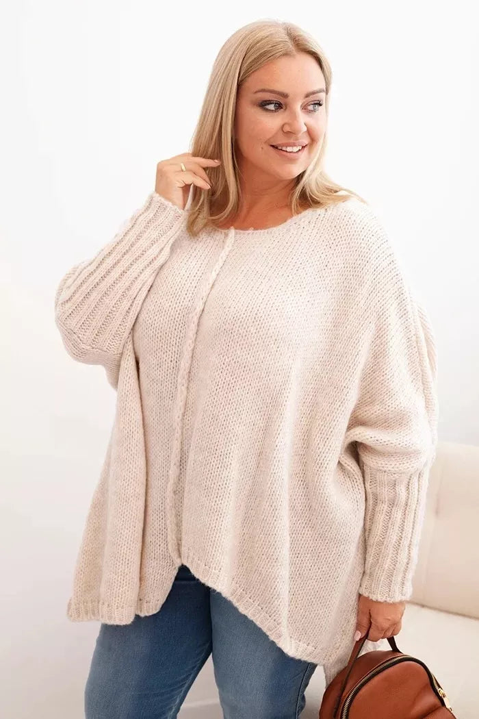 Women's light brown sweater Lori