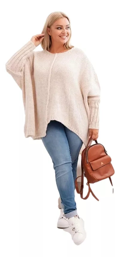 Women's light brown sweater Lori