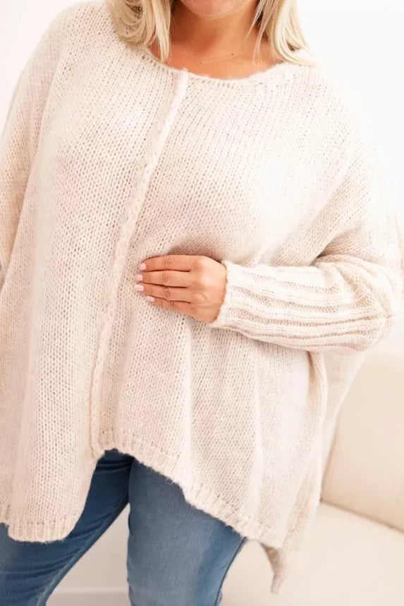 Women's light brown sweater Lori