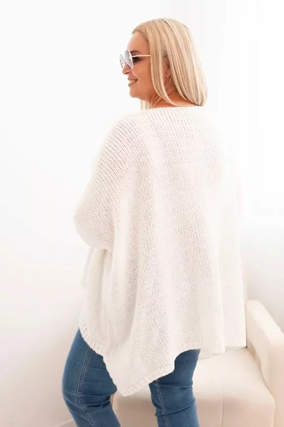 Women's white sweater Lori