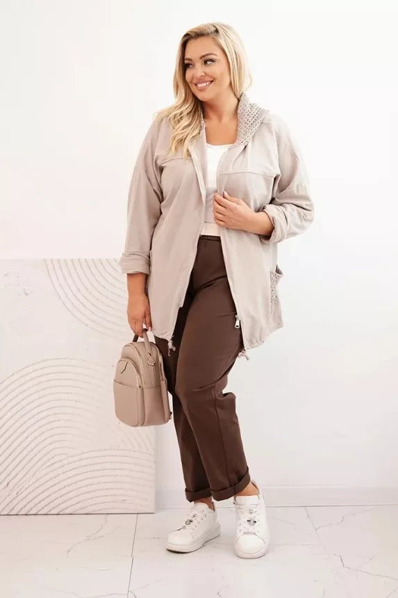 Women's brown hoodie Alba