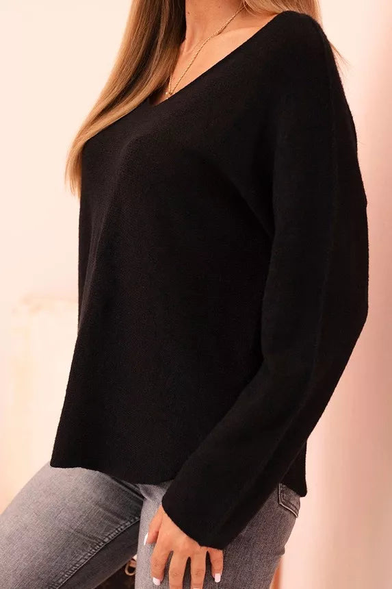Women's black sweater Remo
