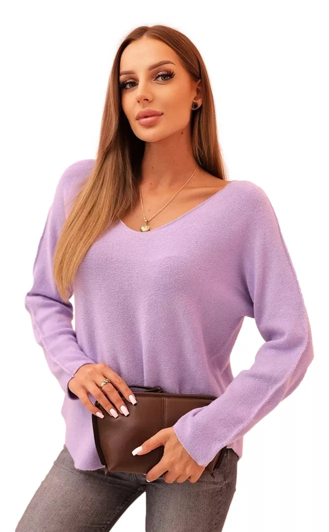 Women's purple sweater Remo