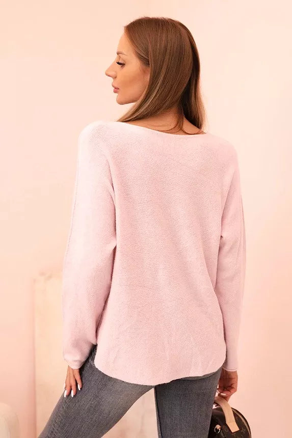 Women's light pink sweater Remo