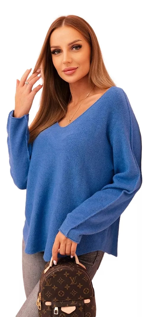 Women's blue sweater Remo