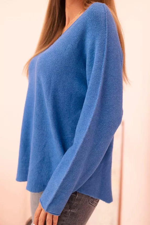 Women's blue sweater Remo