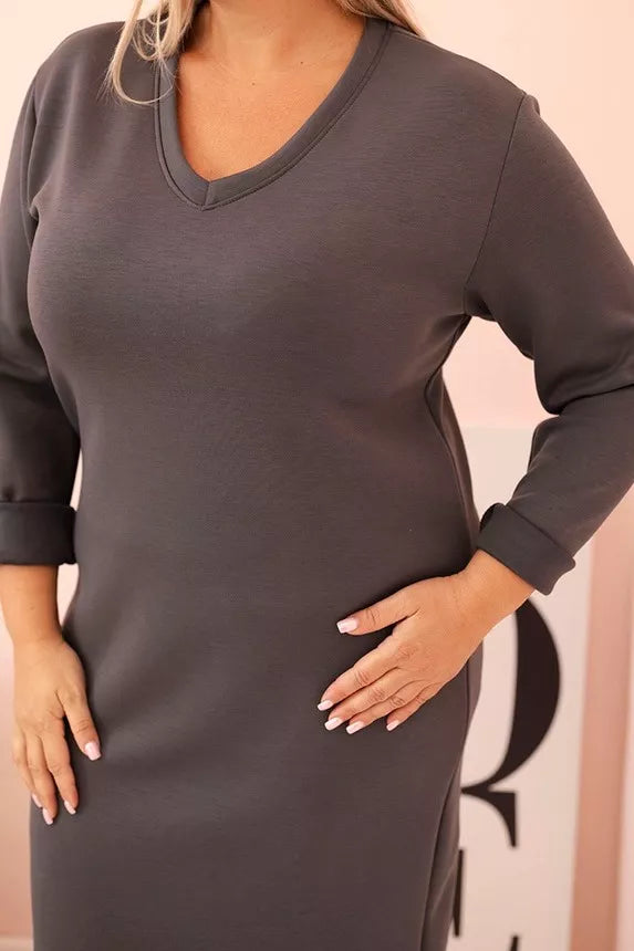 Women's dark gray dress Malt