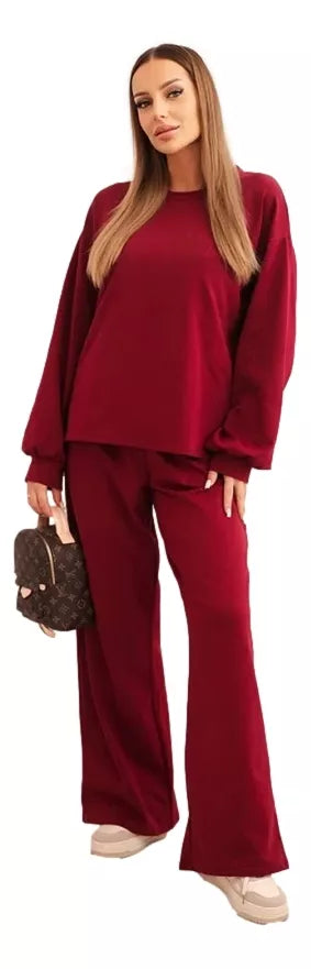 Women's burgundy set Mondo