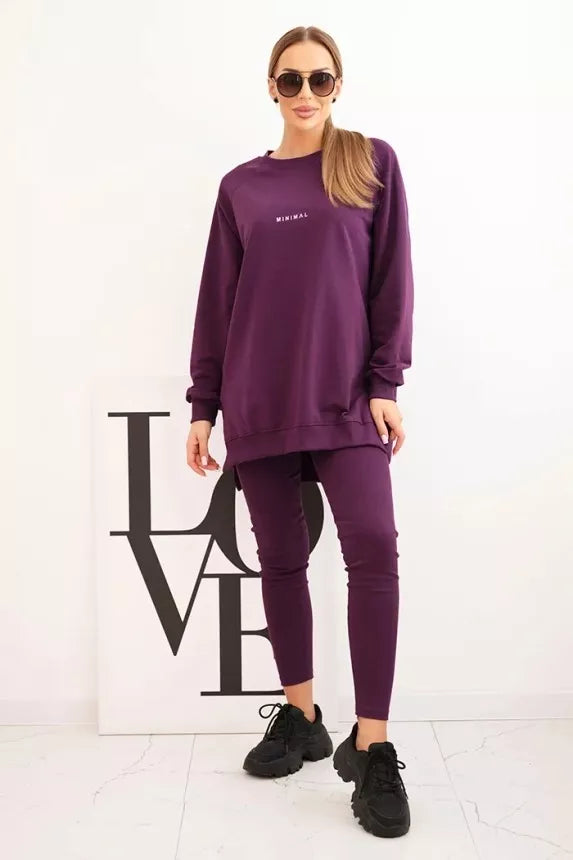 Women's purple set Minimal