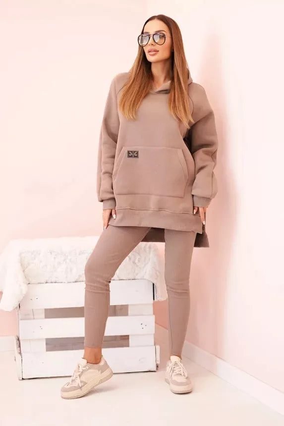 Women's dark brown Solar suit.