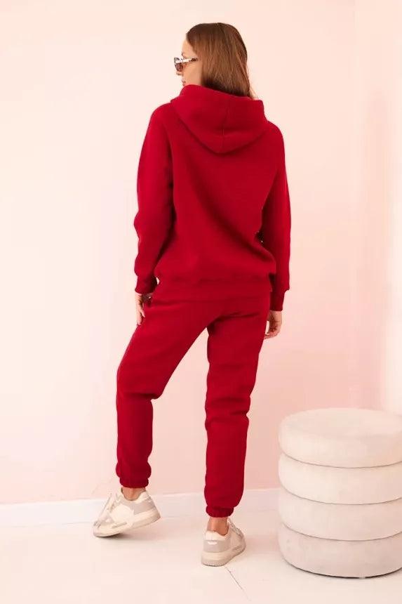 Women's red Coffe set.