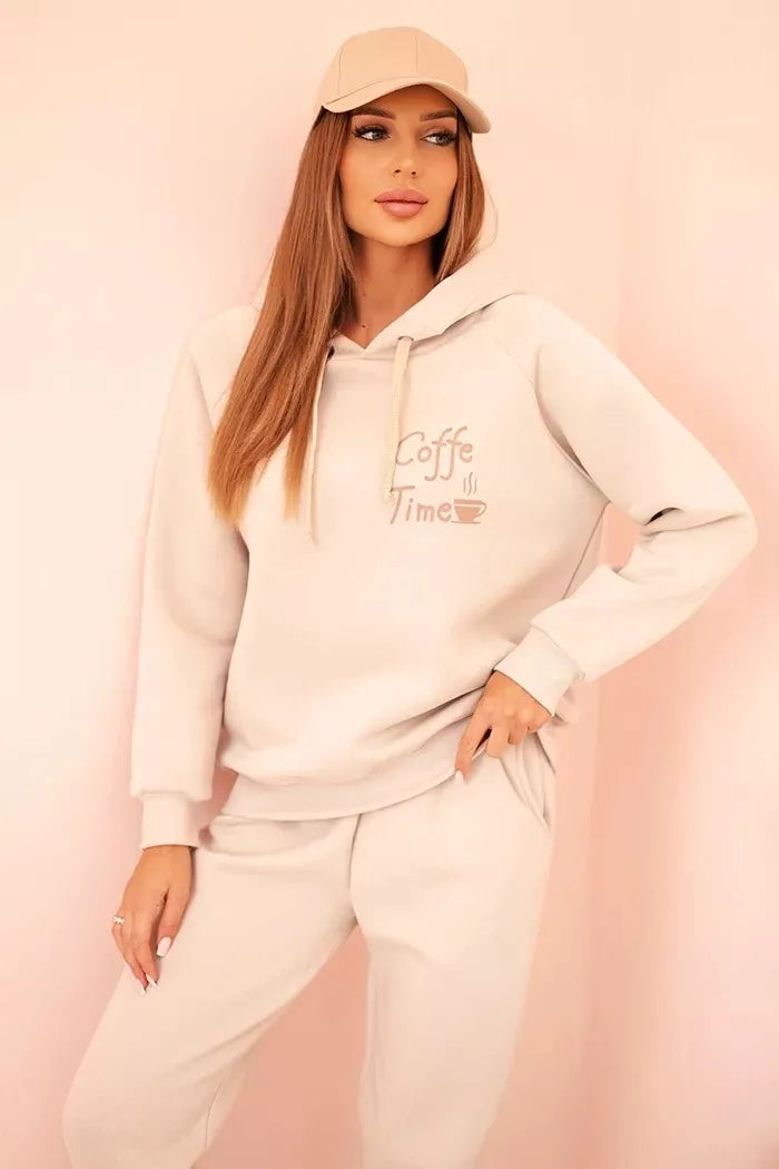 Women's brown Coffe set.