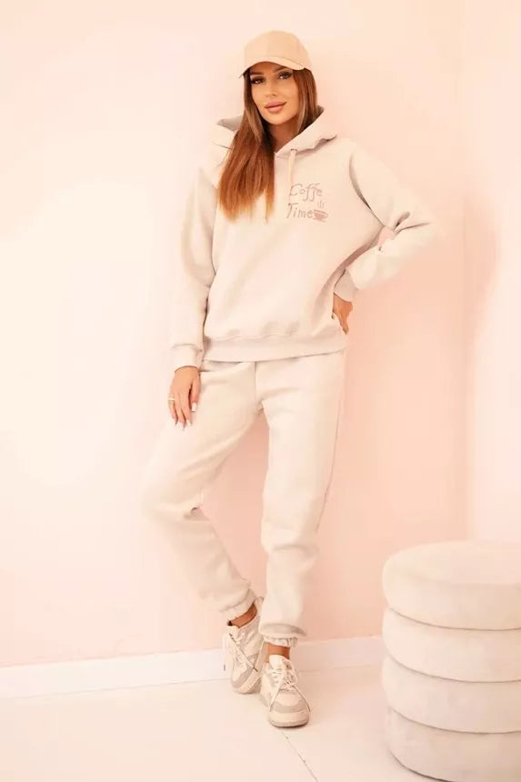 Women's brown Coffe set.