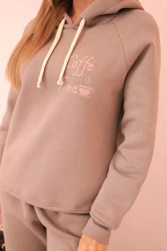 Women's dark brown Coffe set.