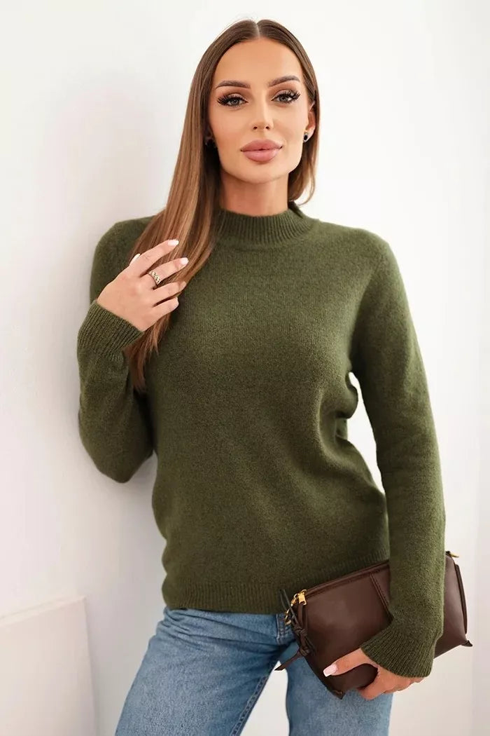 Women's khaki sweater Eden