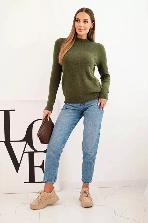 Women's khaki sweater Eden