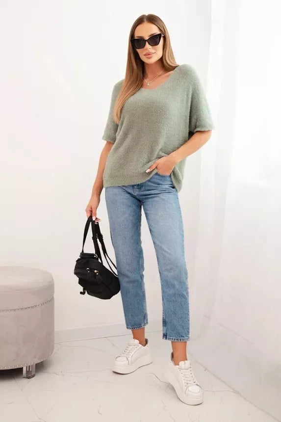 Women's mint sweater Cloud