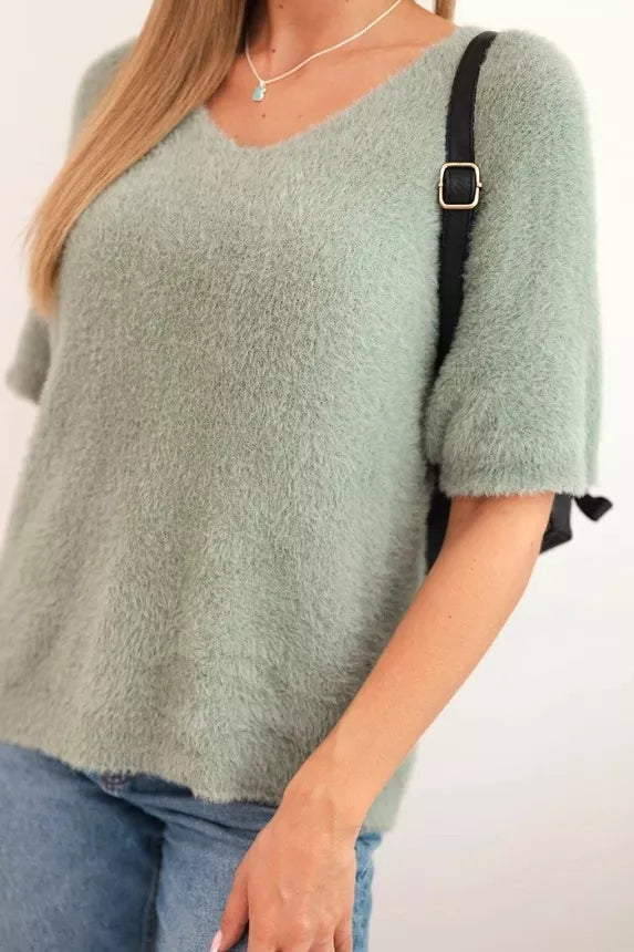Women's mint sweater Cloud