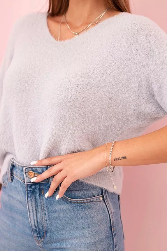 Women's gray sweater Cloud