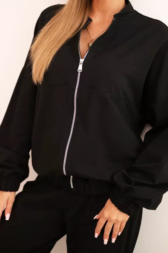 Women's black Fan set.