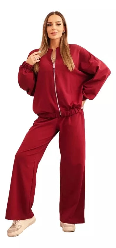 Women's red Fan set.