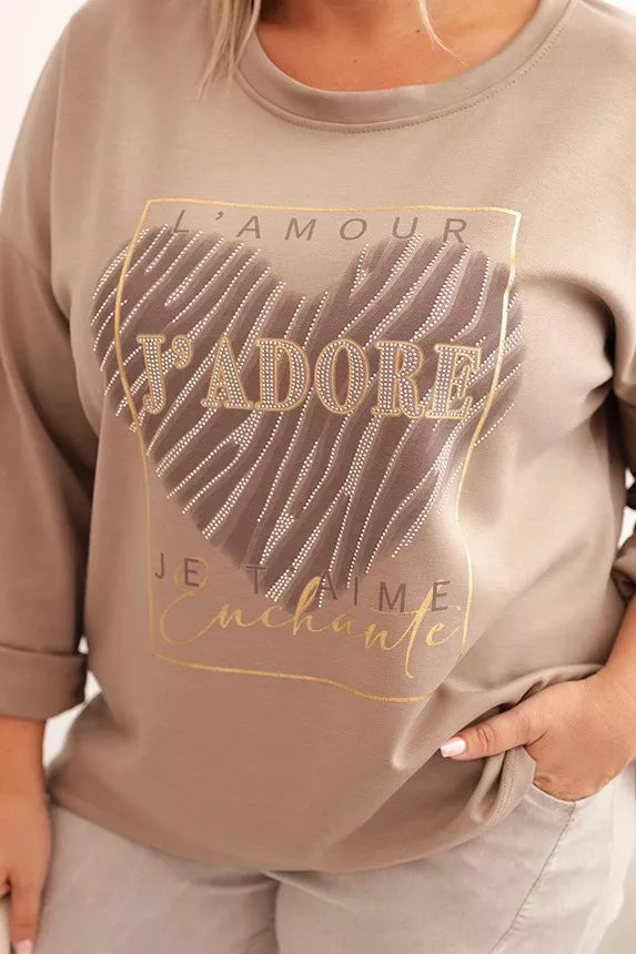 Women's brown sweater Adore