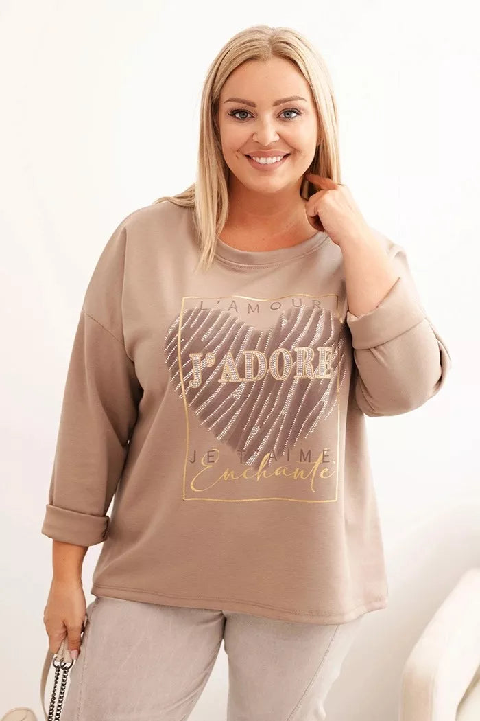 Women's brown sweater Adore